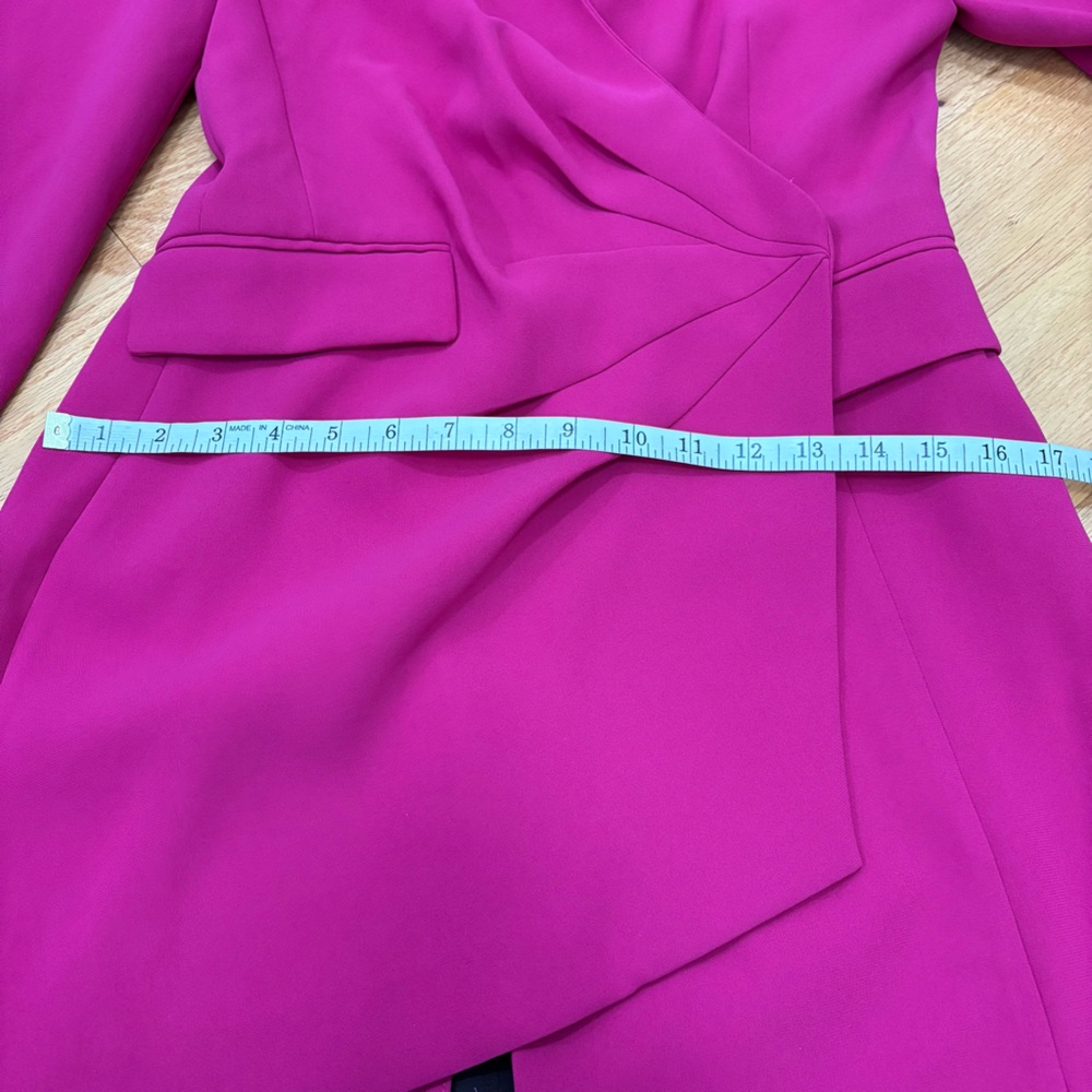 Zara Pink Draped Blazer Dress - Picture 11 of 14